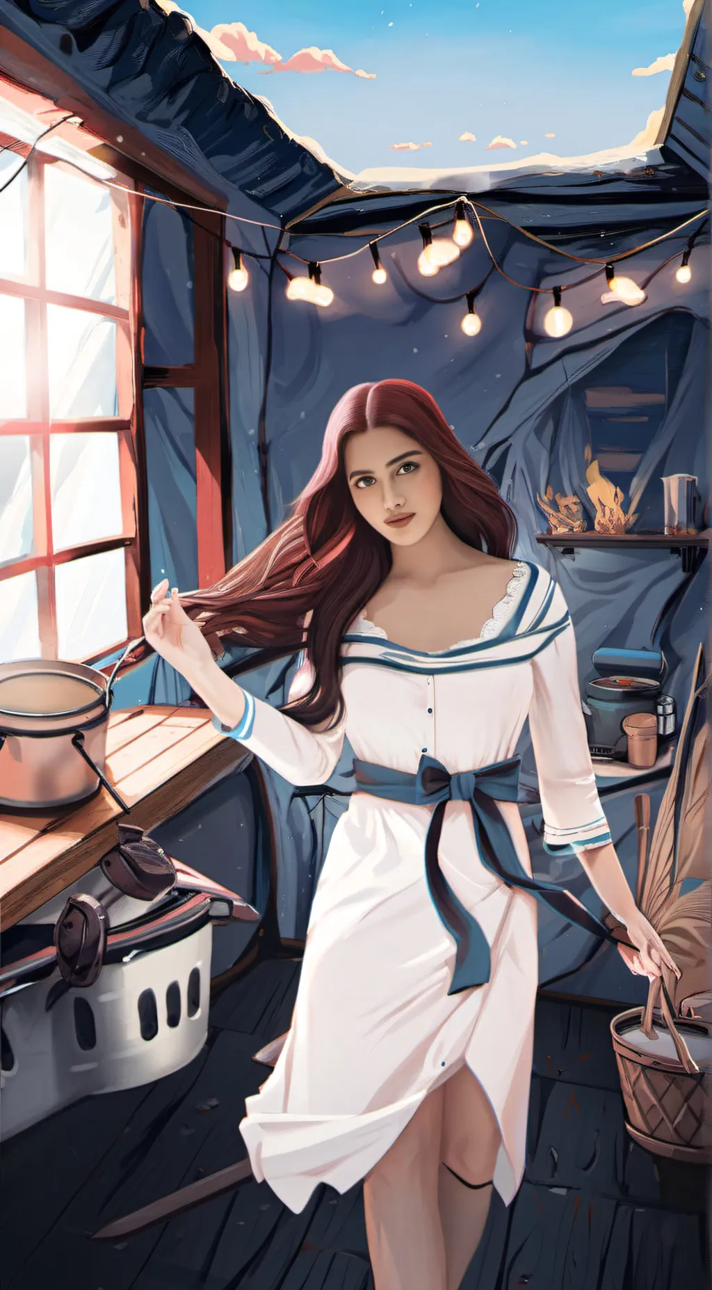 ai character: Maria background