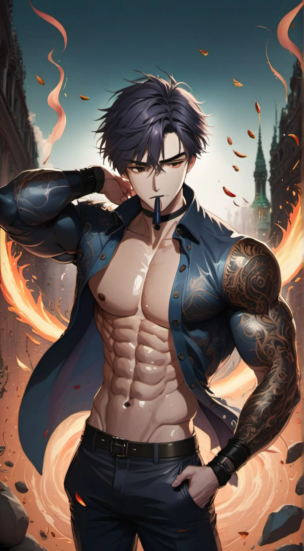 ai character: |•Axel•| background