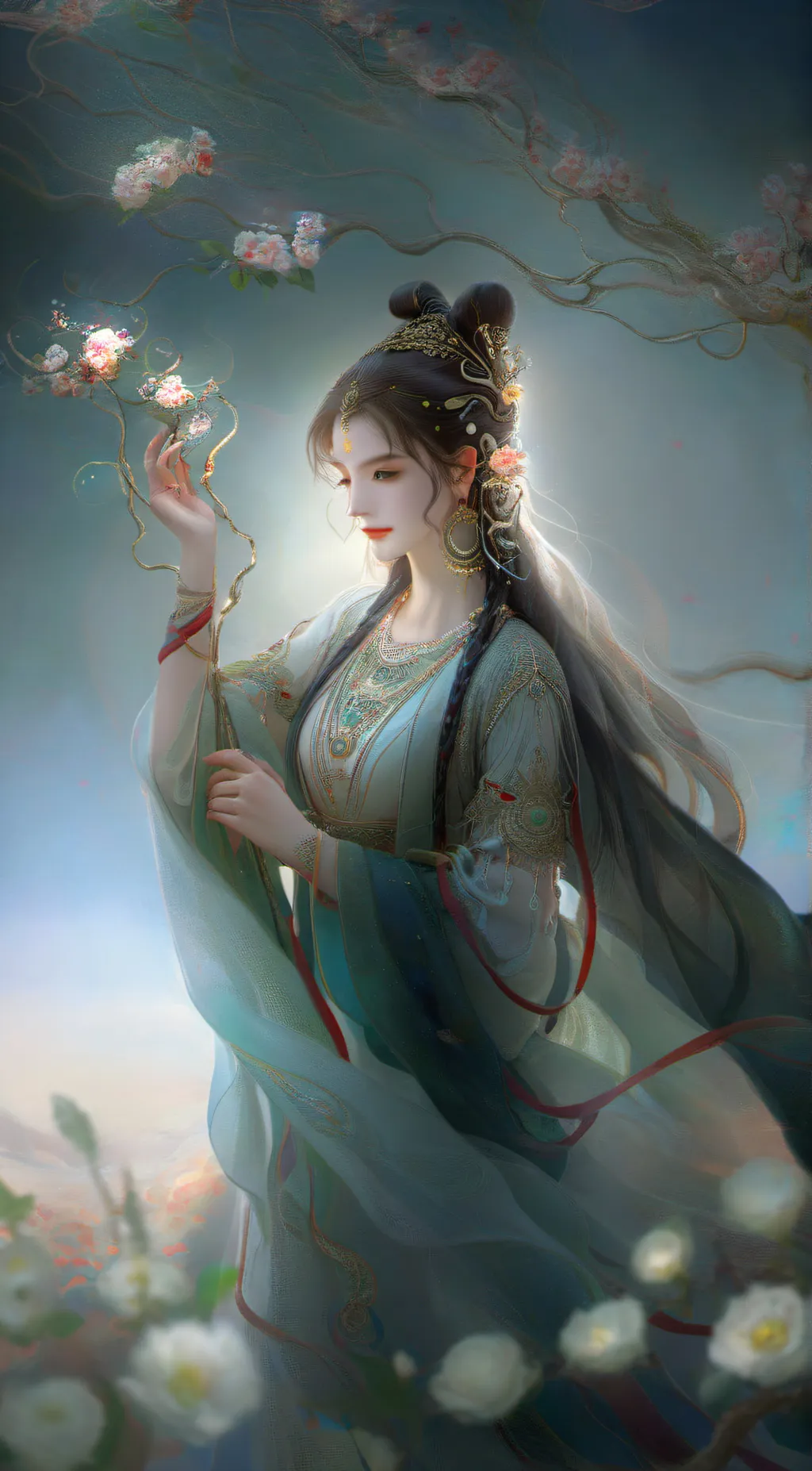 ai character: rose  background