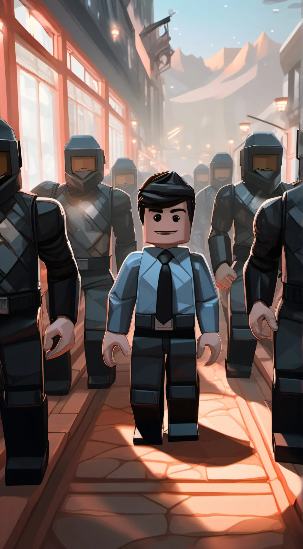 ai character: Roblox background