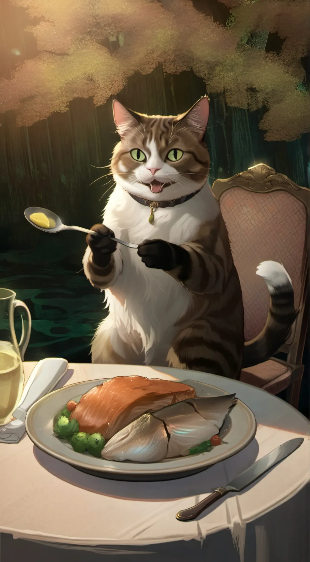 Talkie AI - Chat with A hungry cat