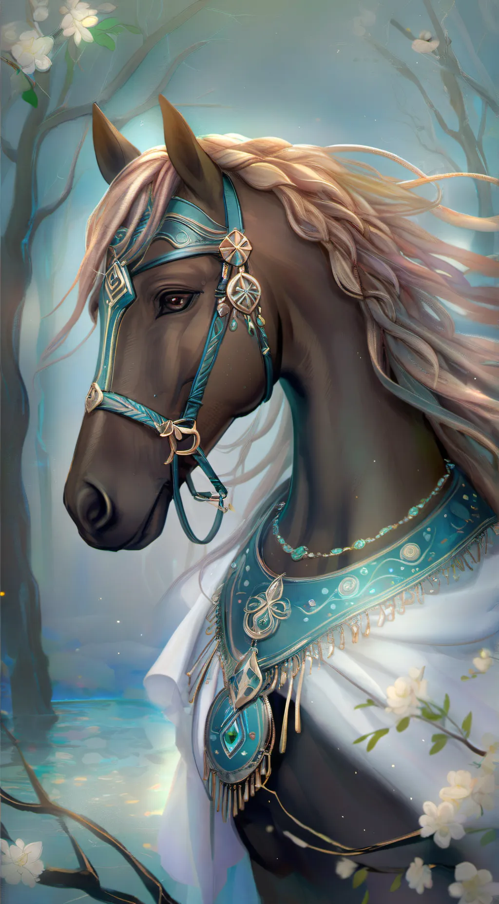 ai character: starlight sun background