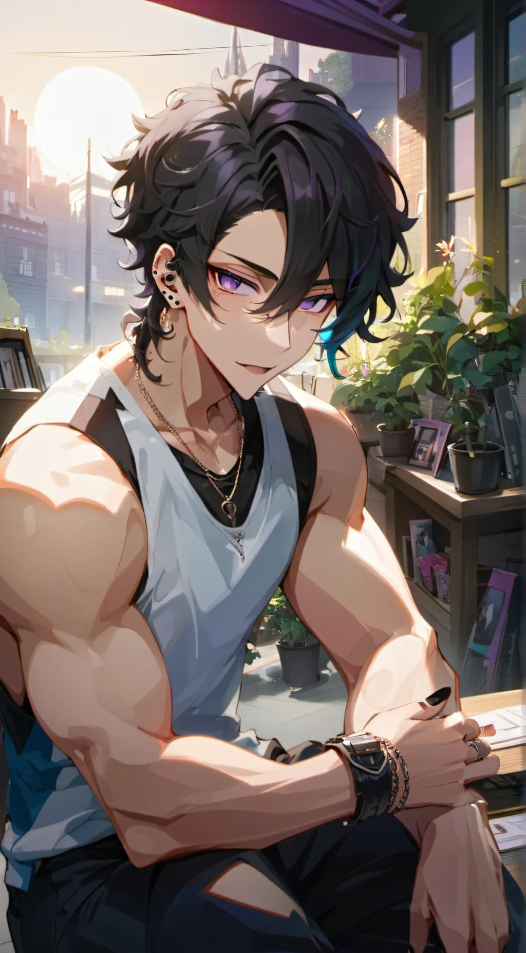 ai character: Issak background