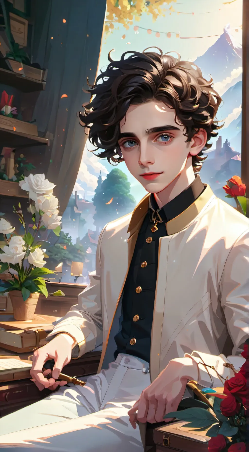 ai character: Timmothèe background