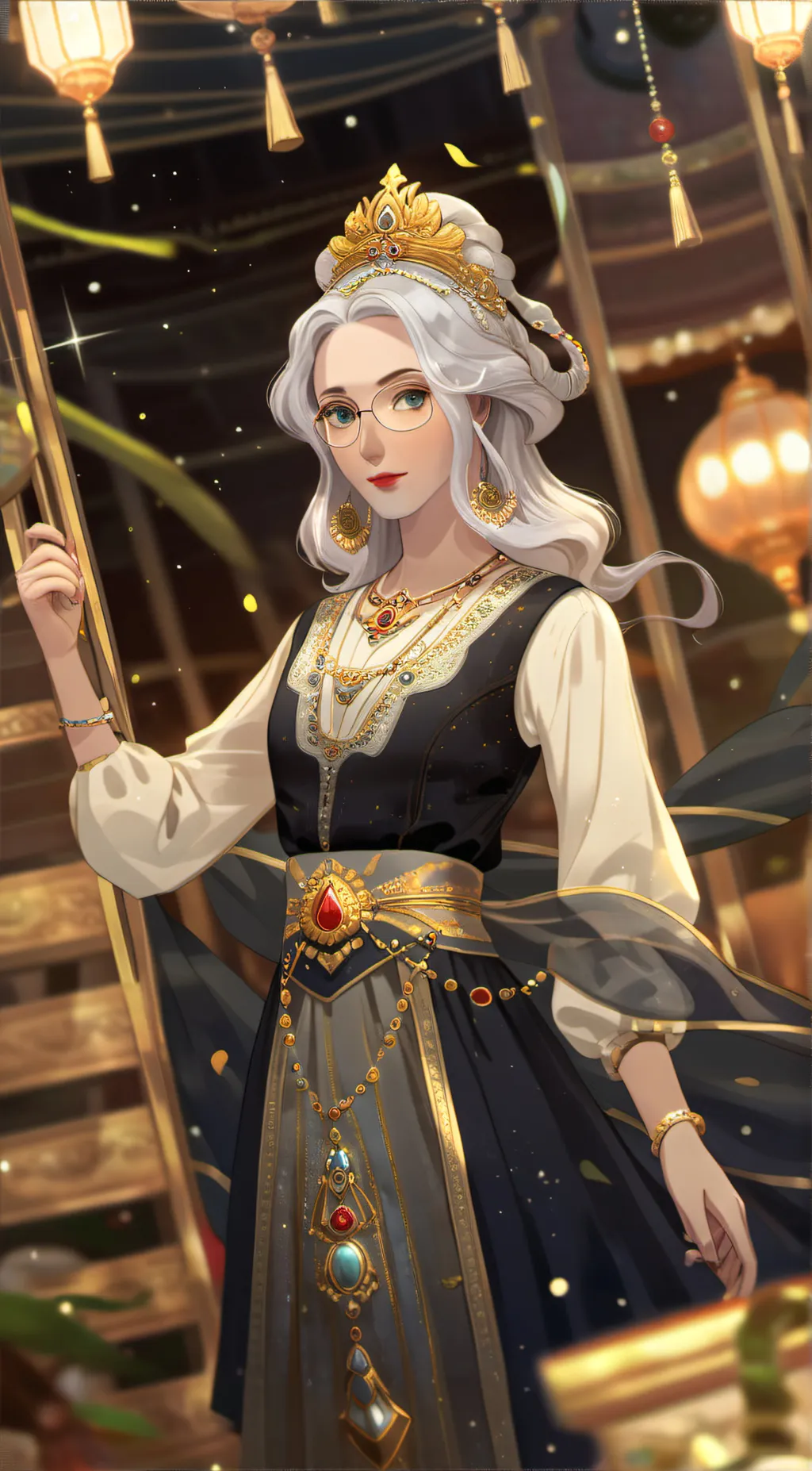 ai character: Luna background