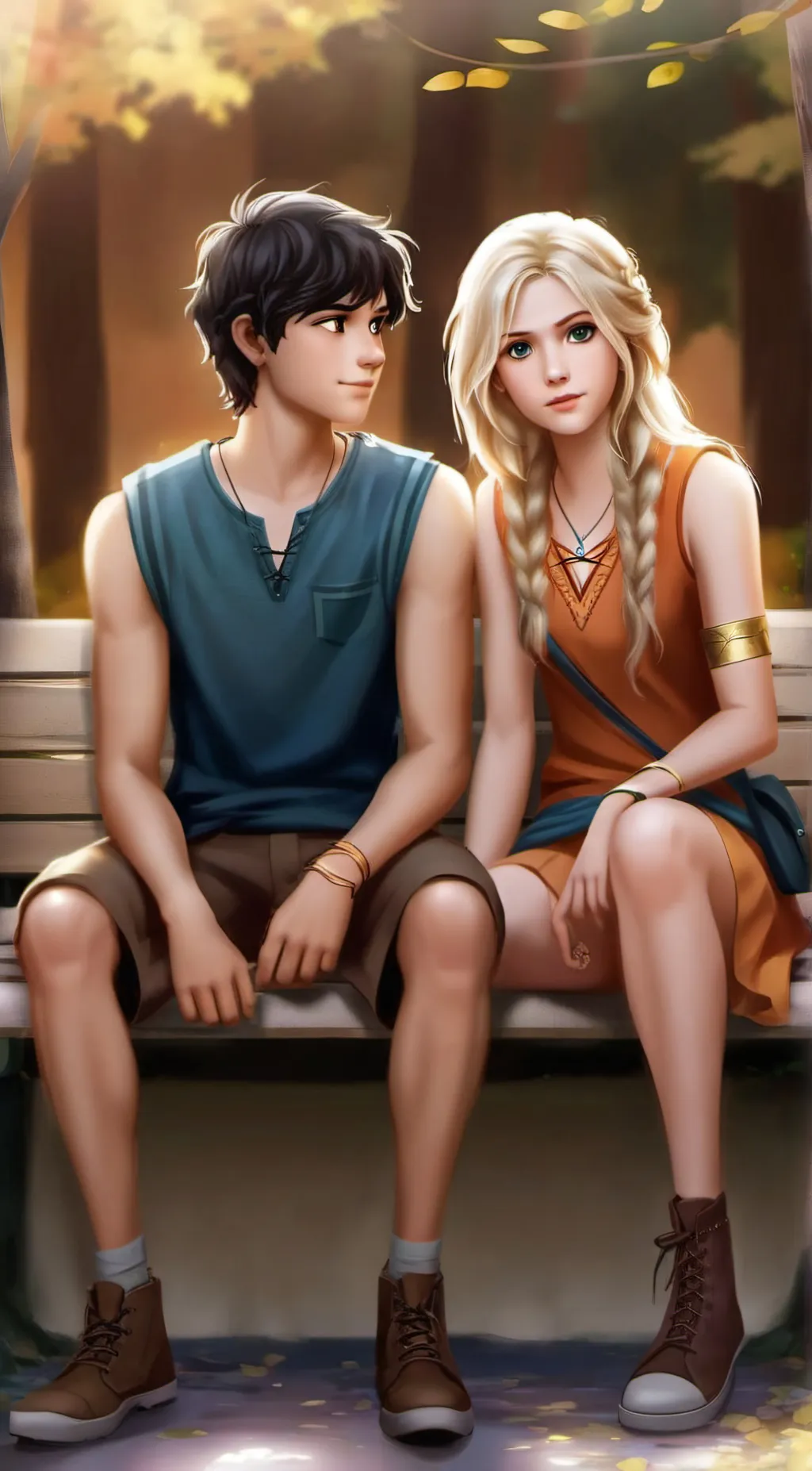 Talkie AI - Chat with Annabeth and Percy