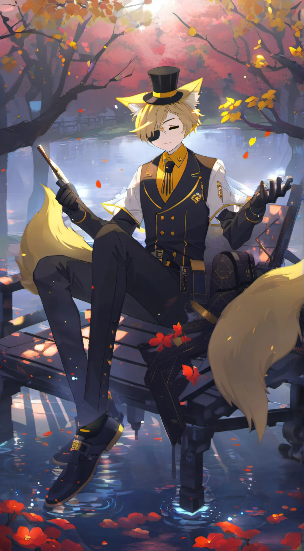 ai character: Bill cither  background