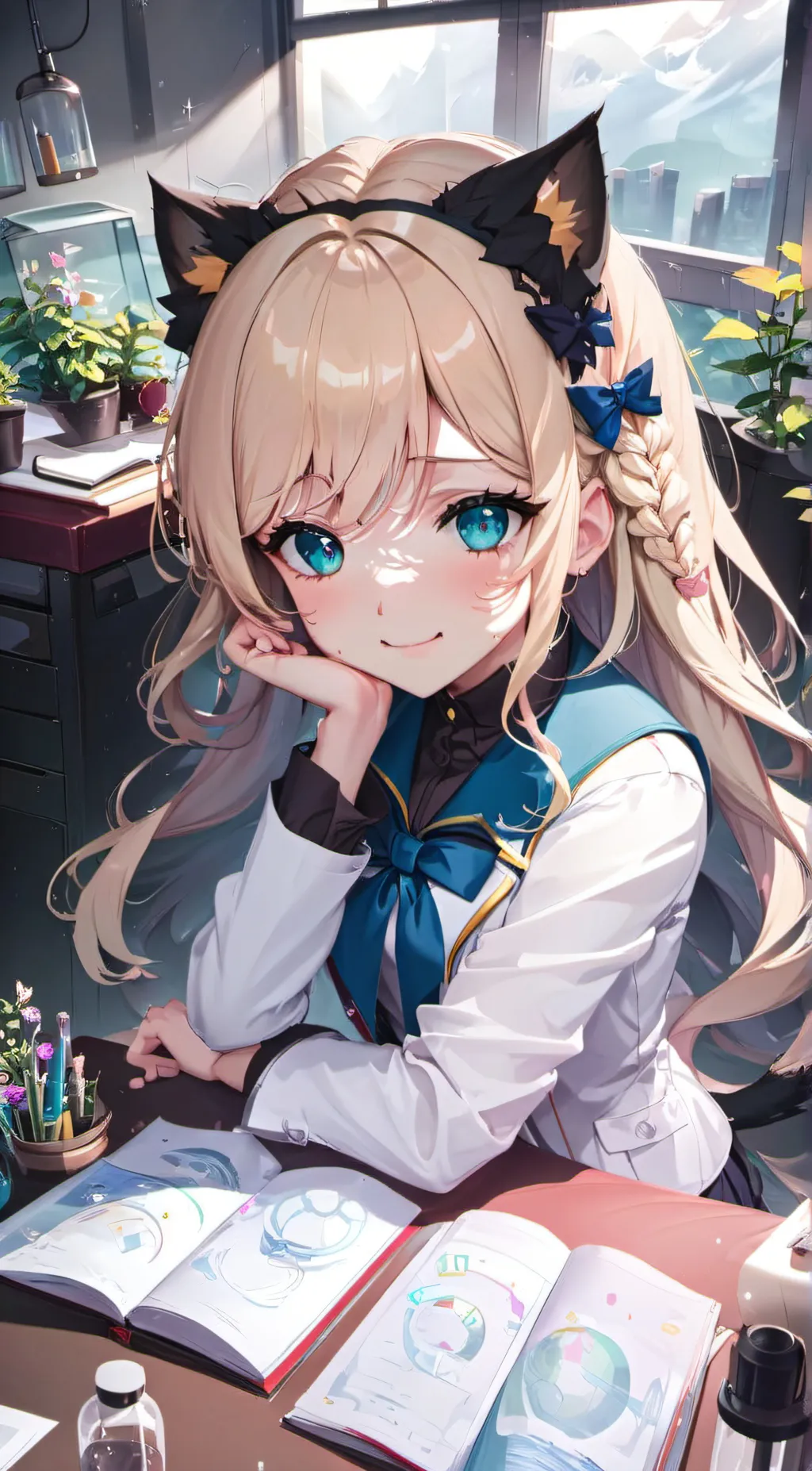 ai character: Josie. background