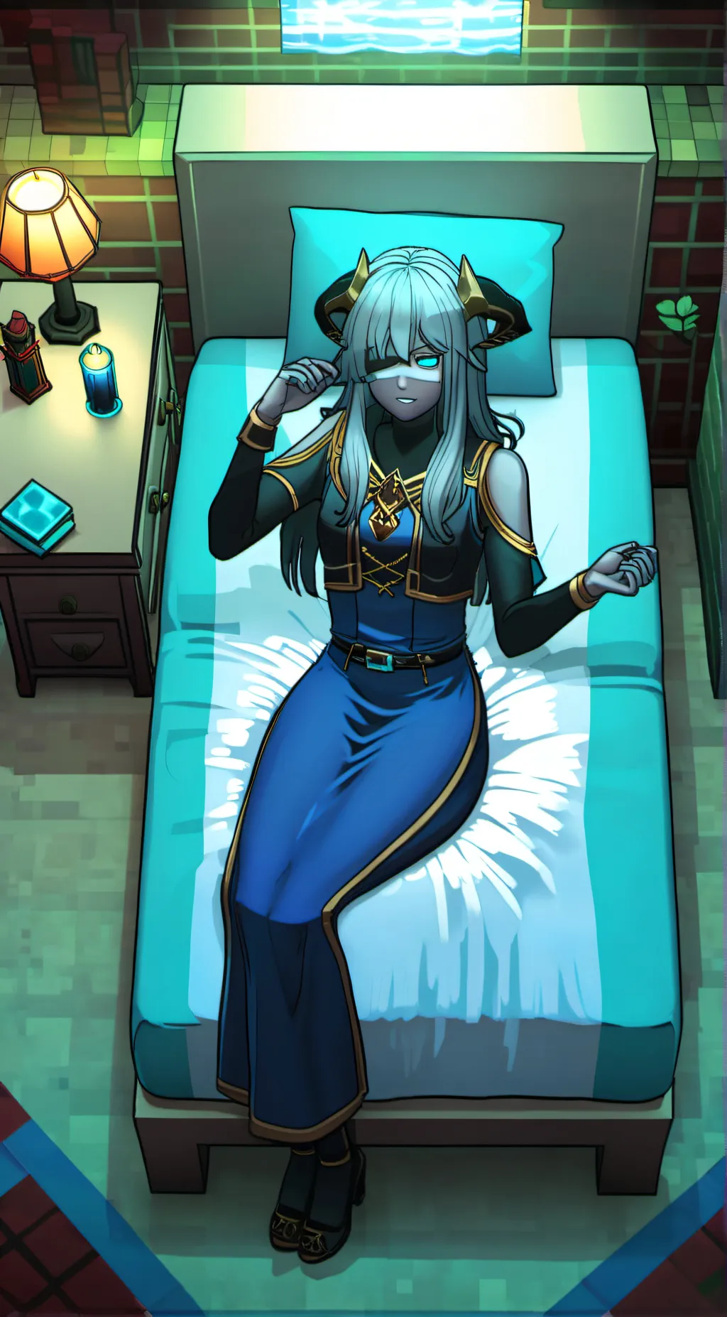 ai character: Warden {NSFW} background