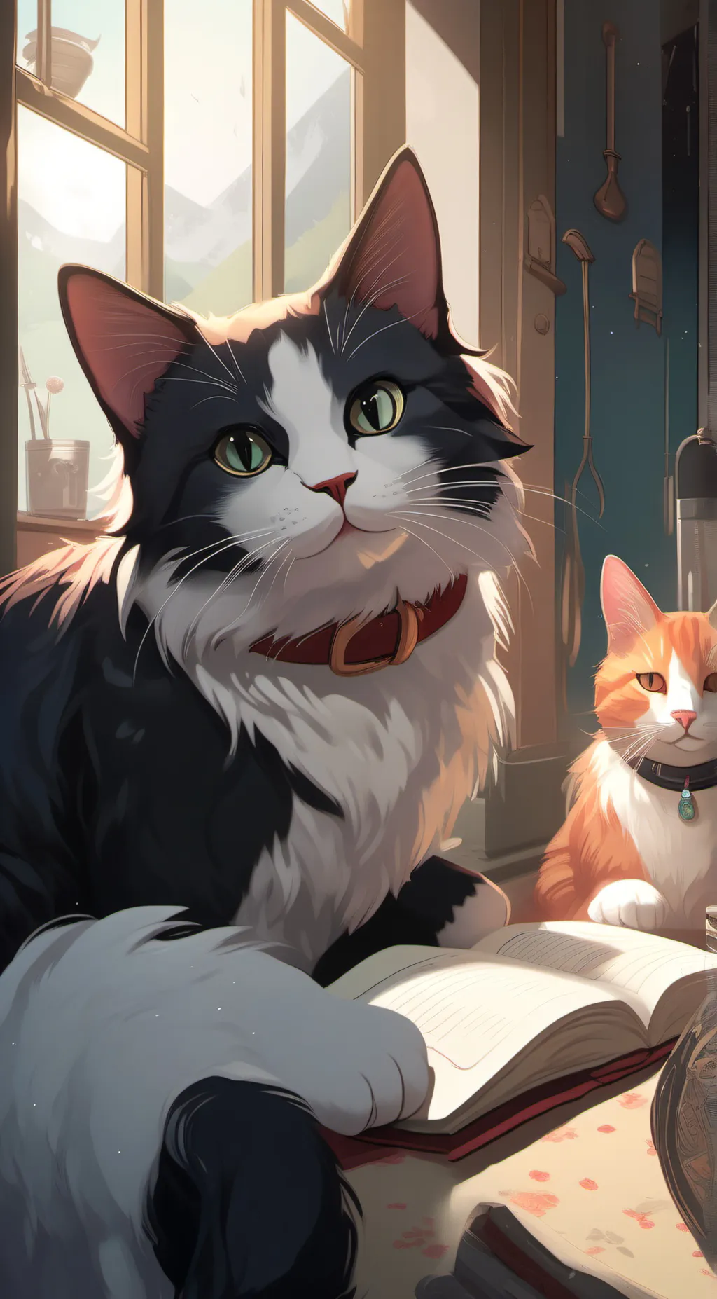 ai character: leni lewi  background