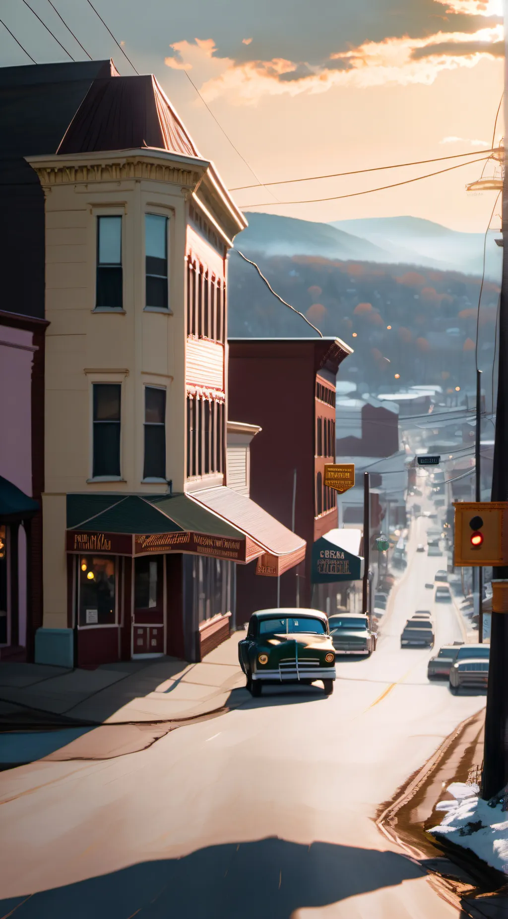 ai character: Mayberry background