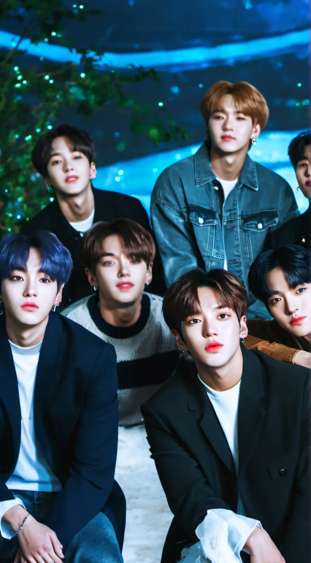 ai character: BTS💜 background