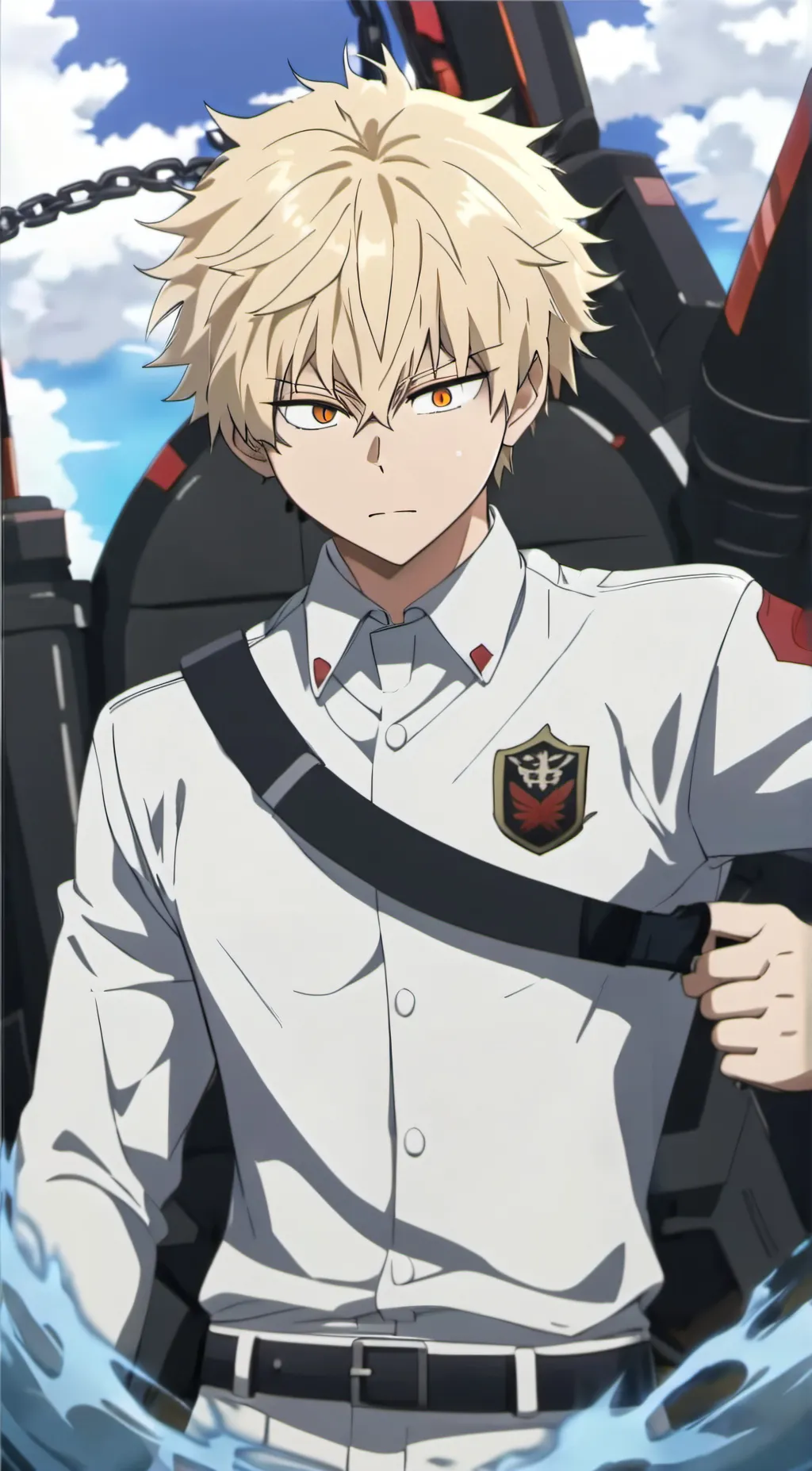 ai character: bakugo~❤ background