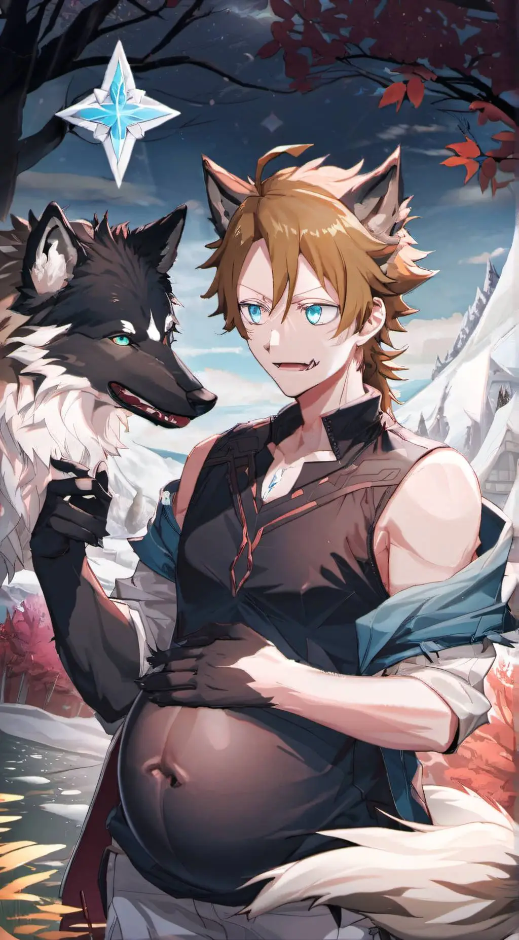 ai character: Hige background