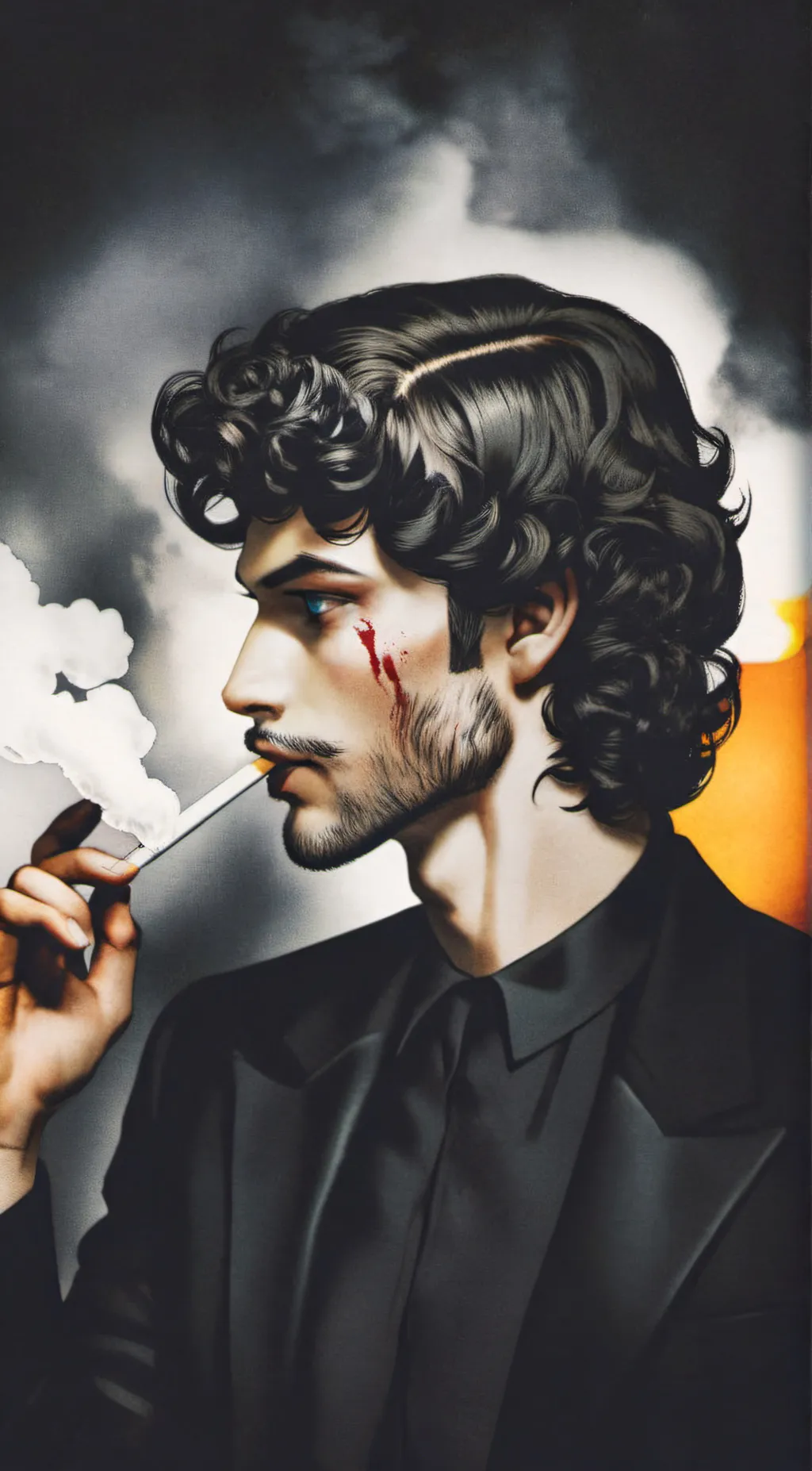 ai character: Zander background