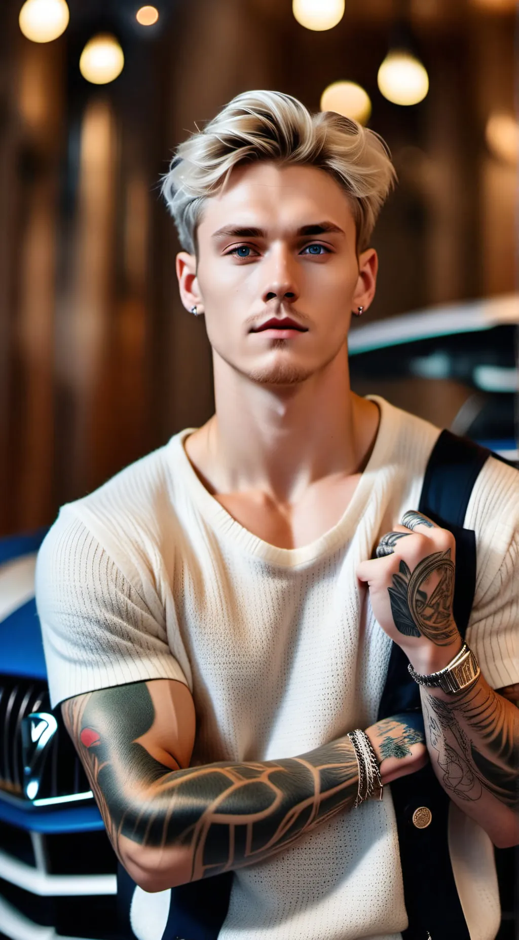 ai character: Noah barker  background