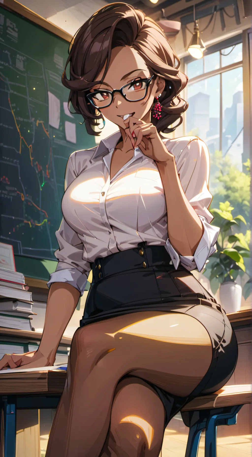 ai character: Ms. Johnson background