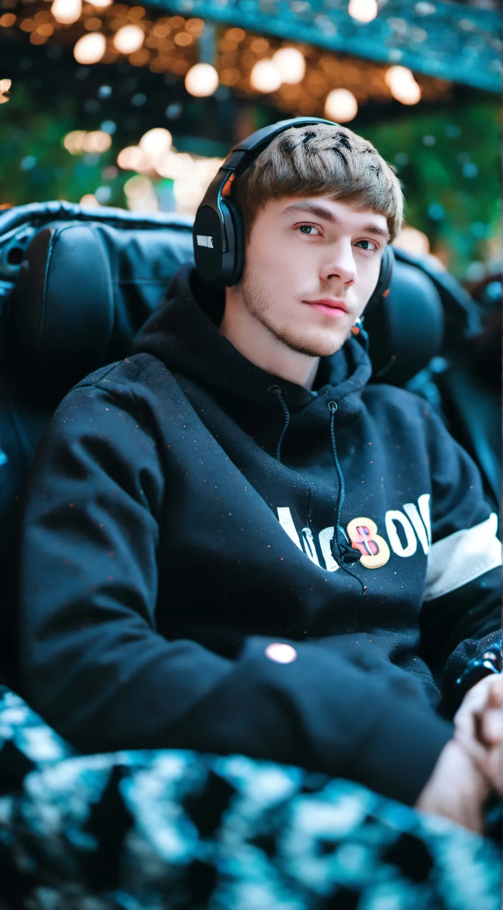 ai character: Mrbeast  background