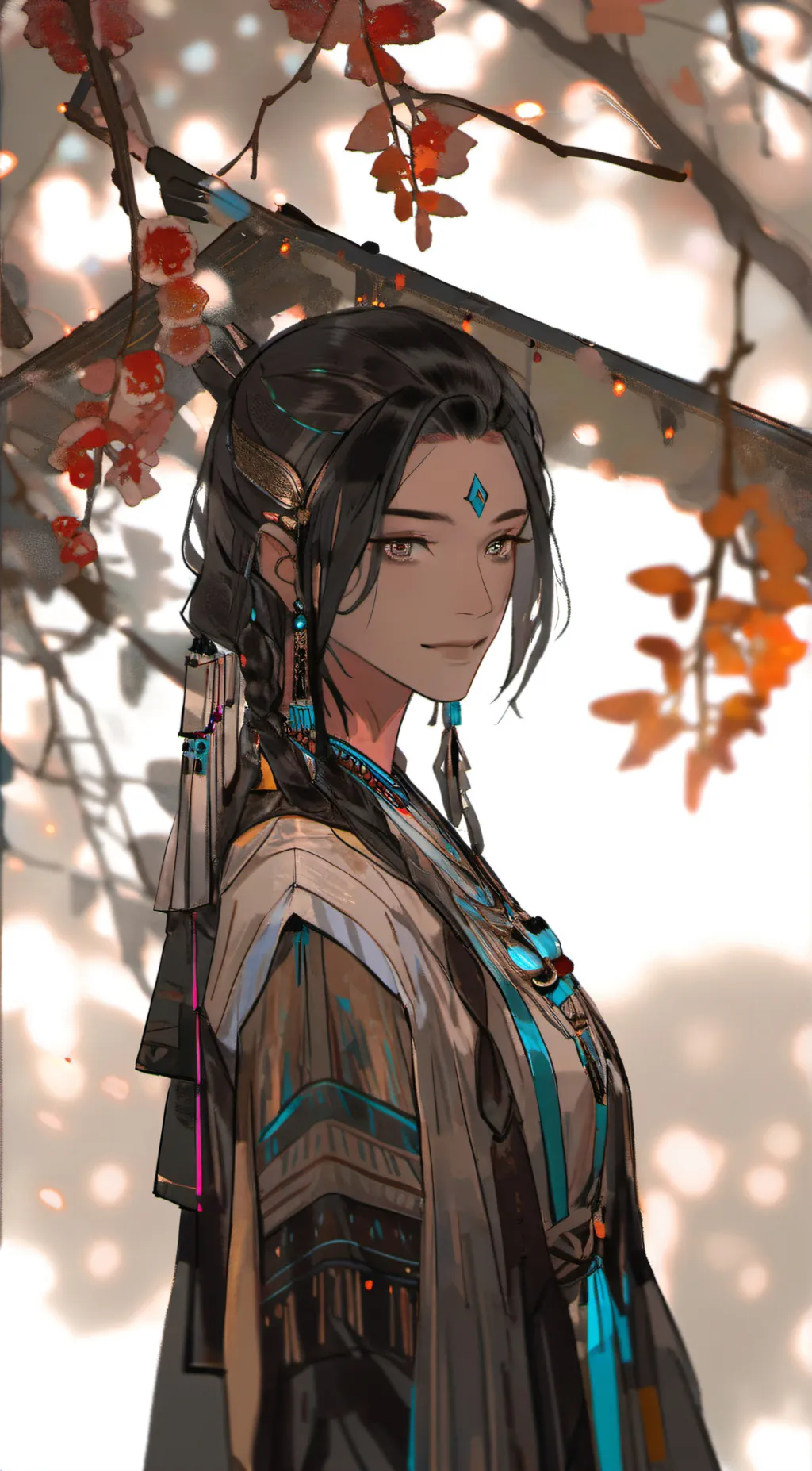 ai character: Shana  background