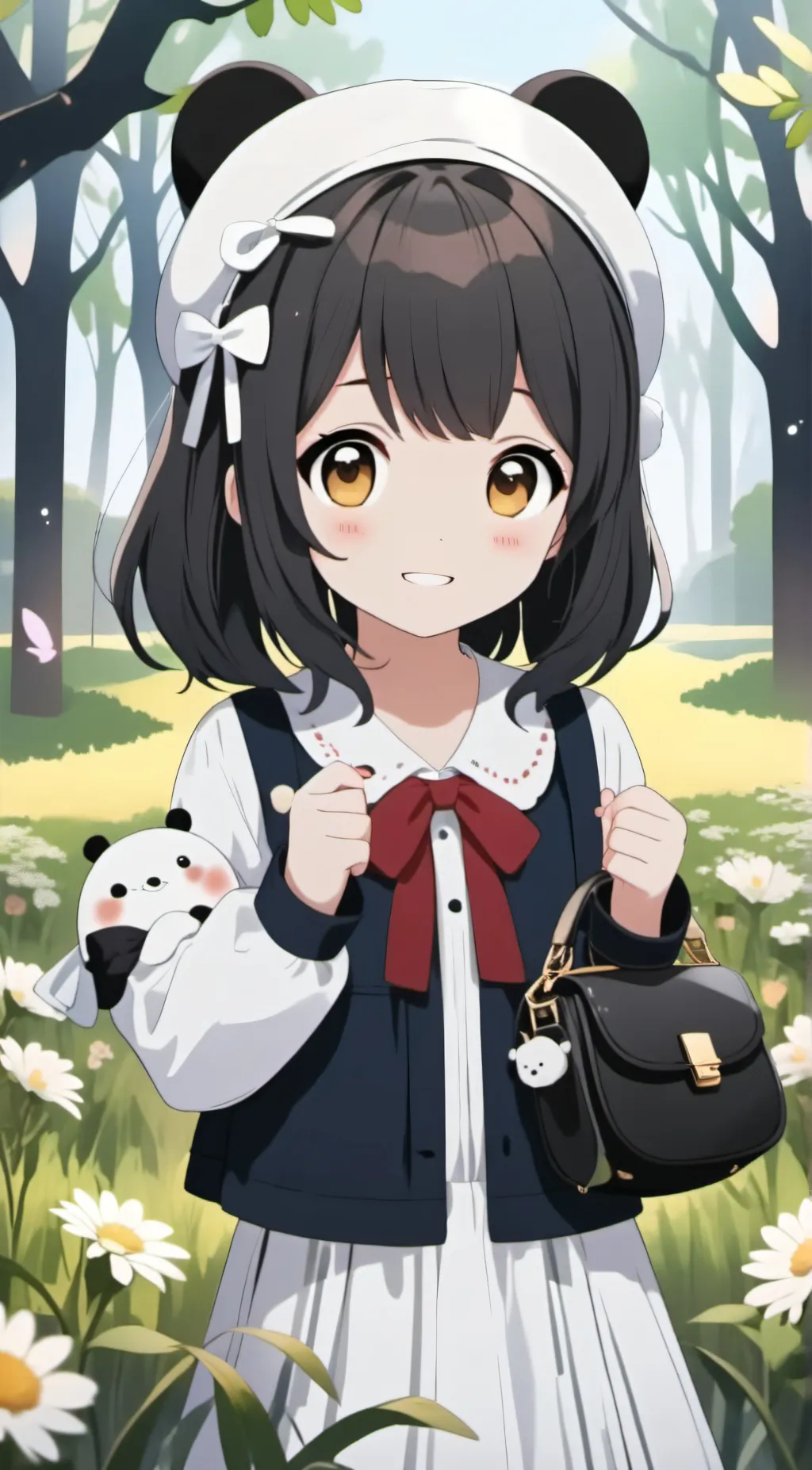 ai character: cherry background