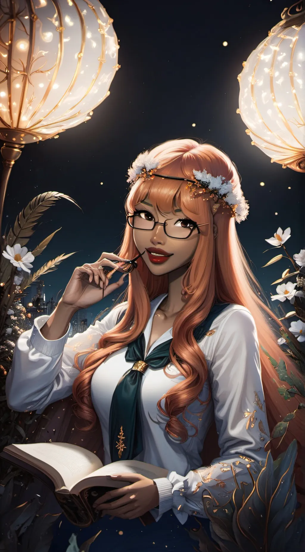 ai character: Amisha  background