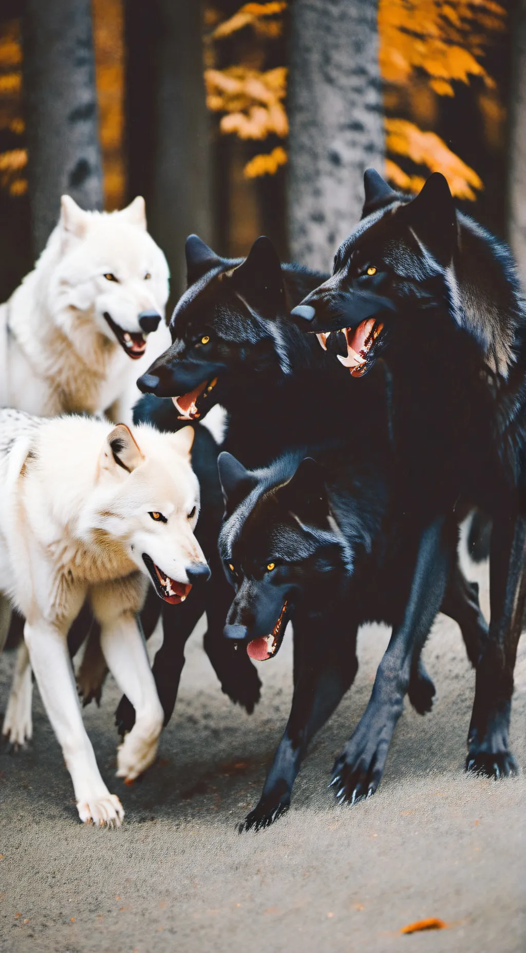 ai character: Night and Light background