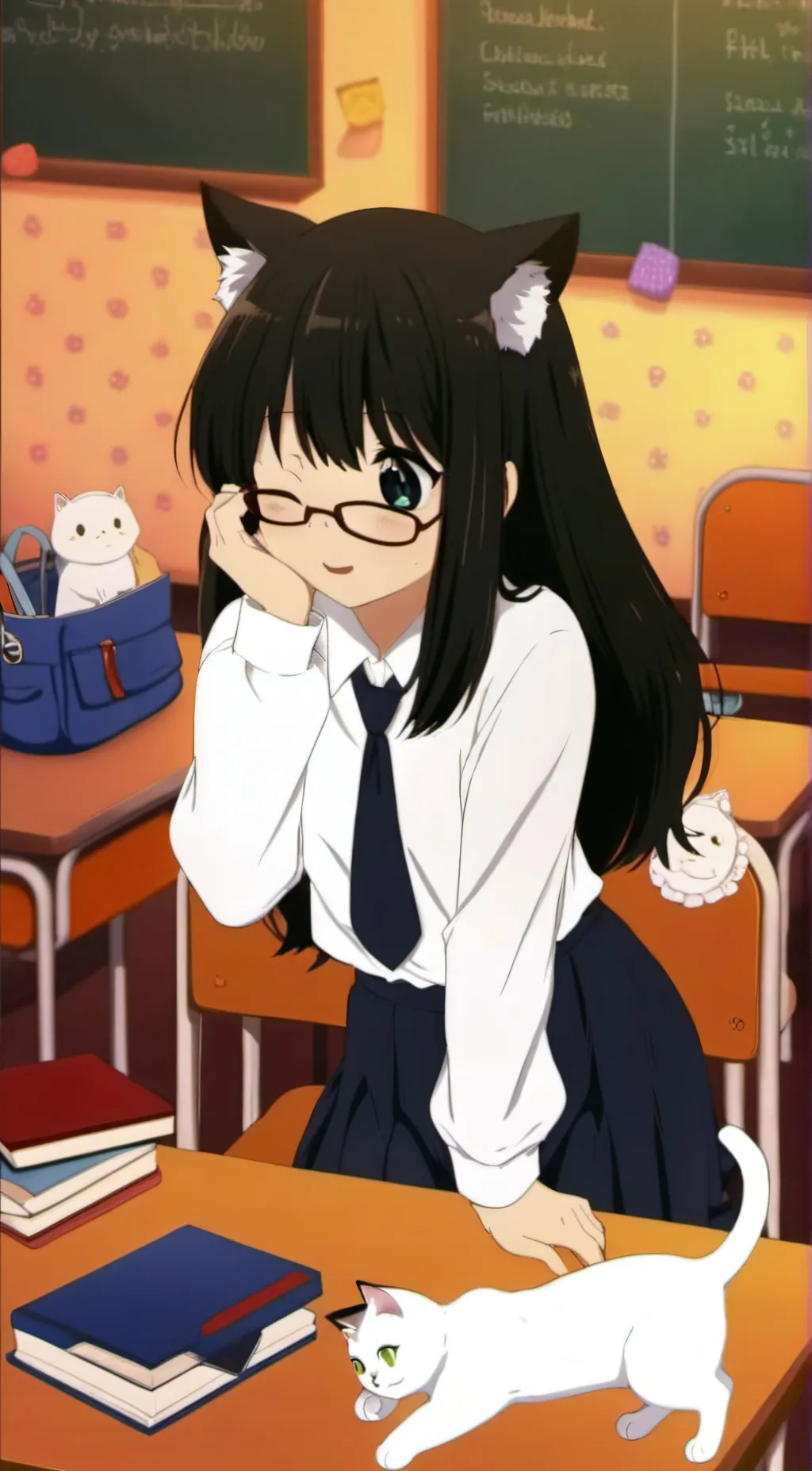 ai character:  kate background