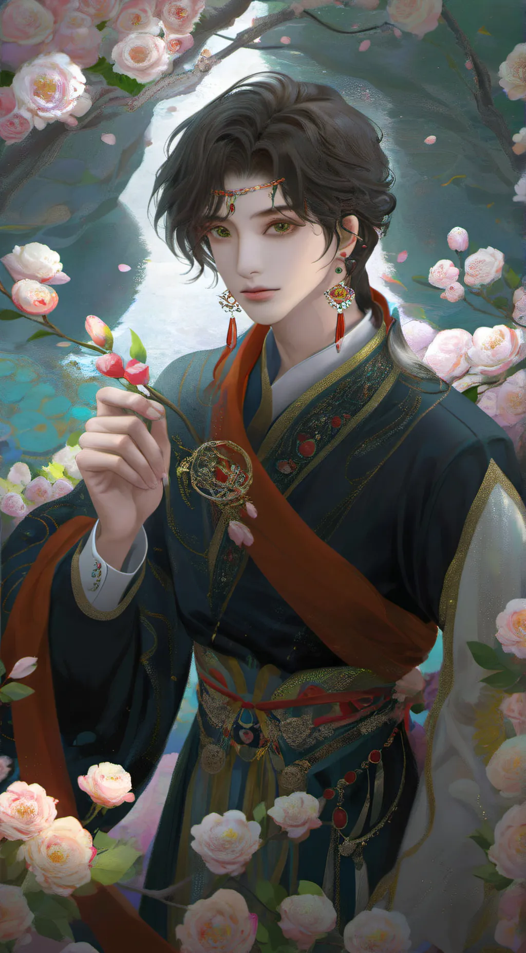 ai character: Alexander  background