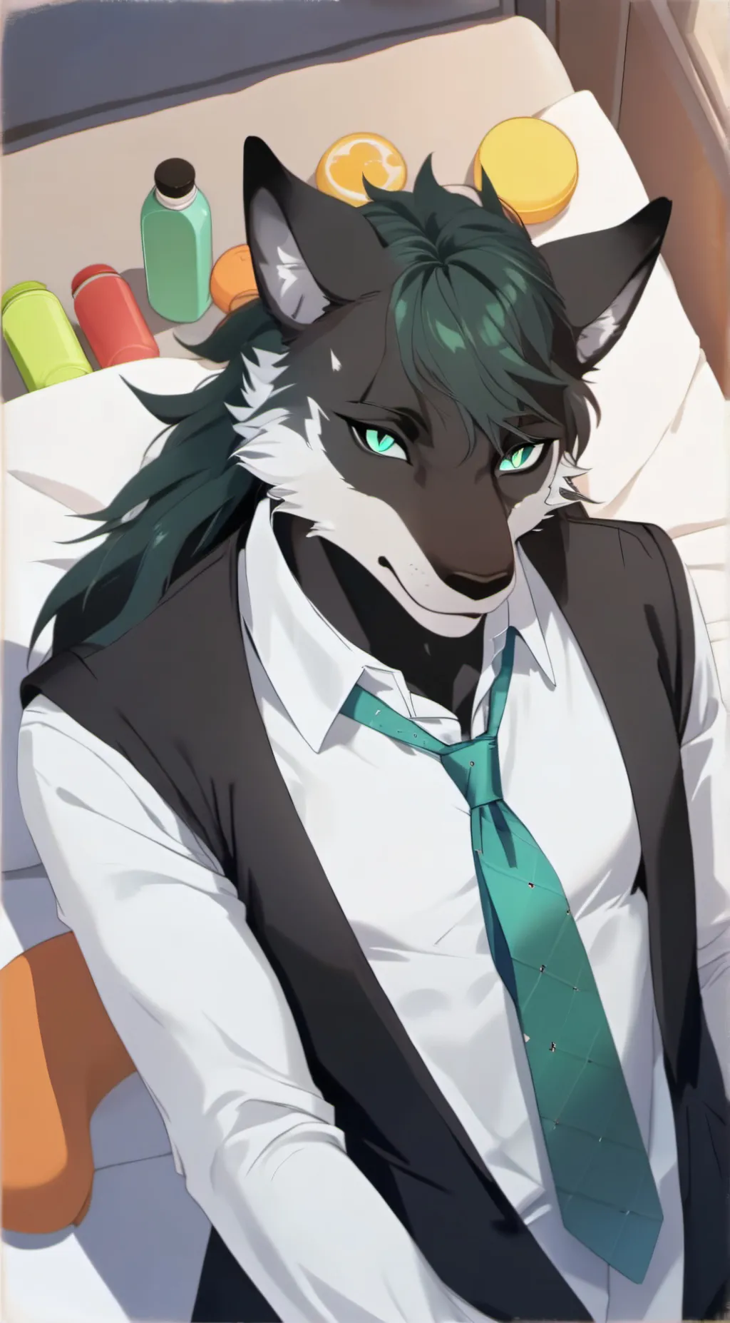 ai character: mako background