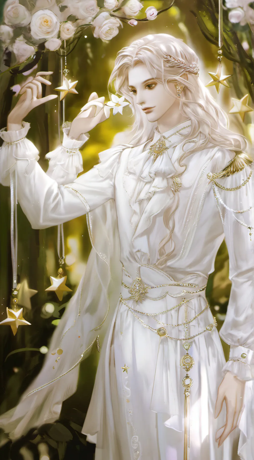 ai character: Star background