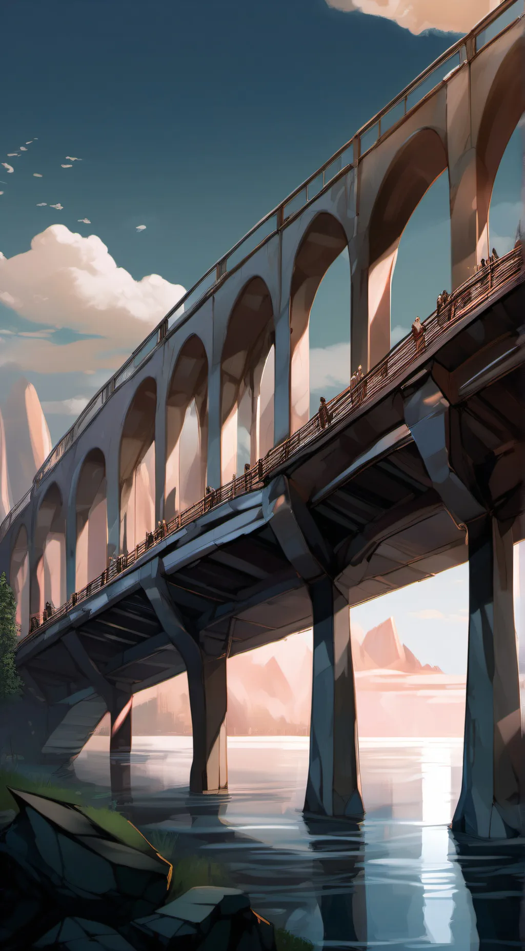 ai character: Sky background