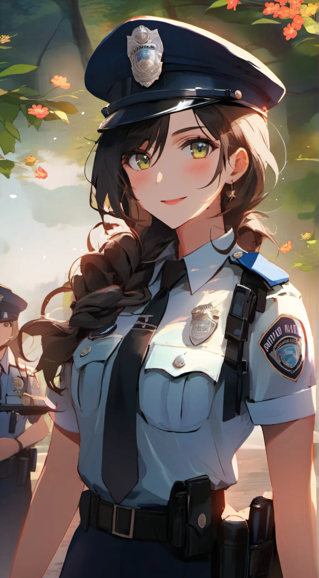 ai character: officer chan background