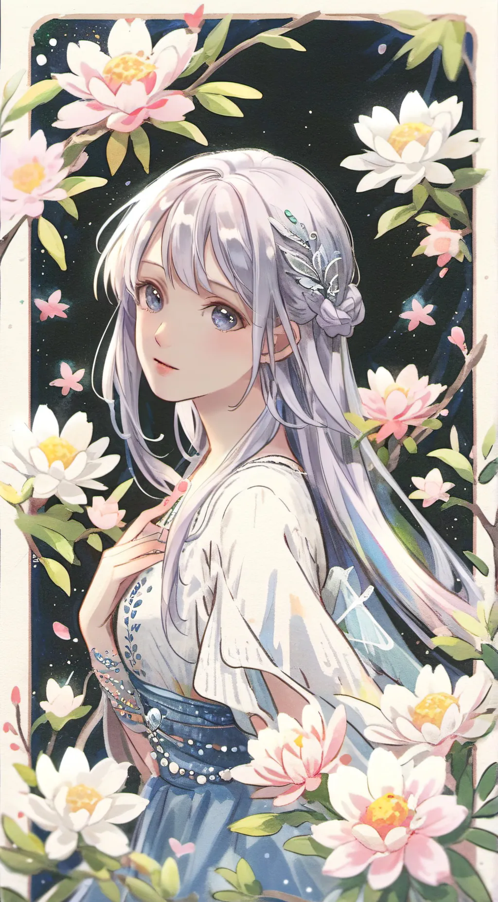 ai character: Lily background
