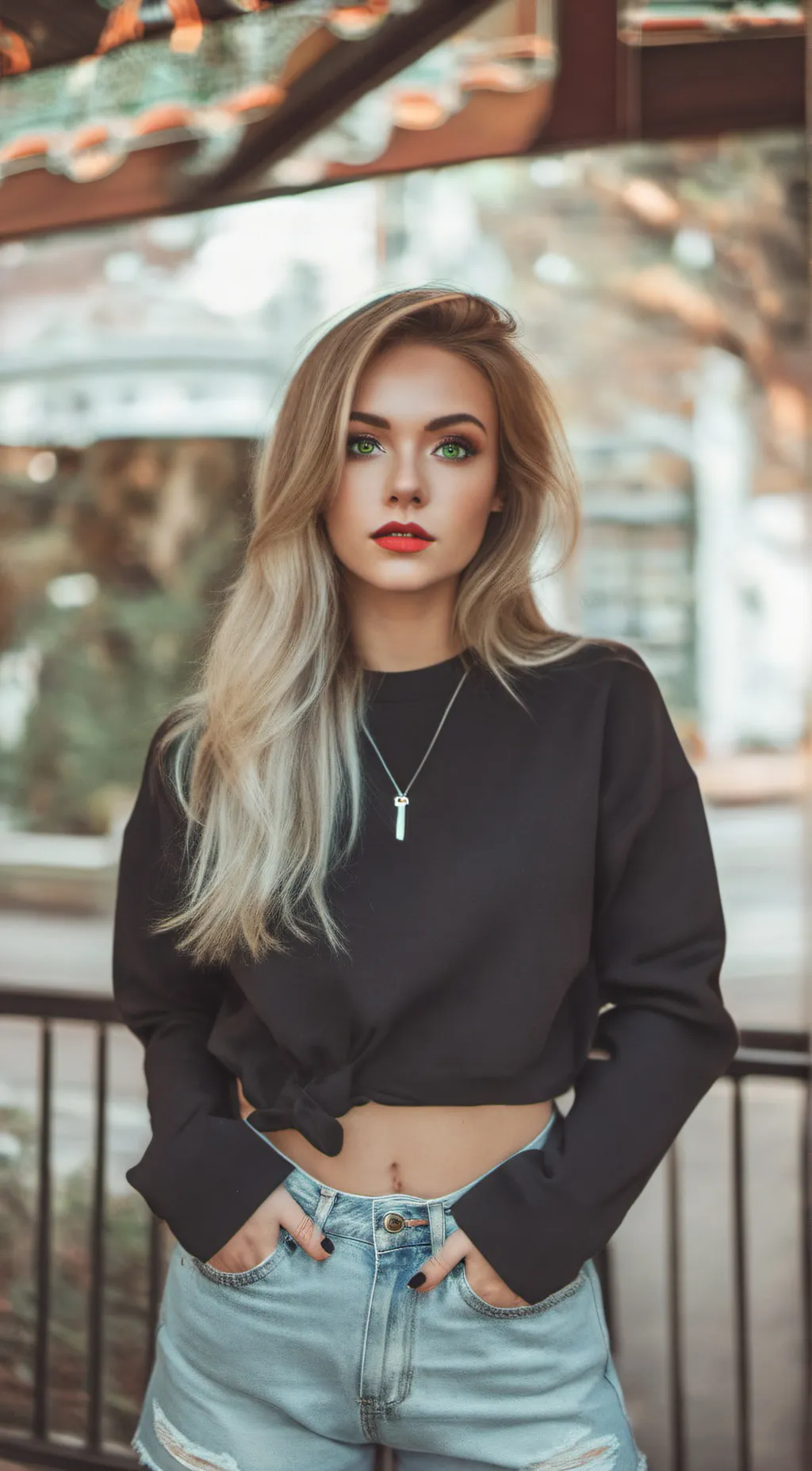 ai character: Katie  background