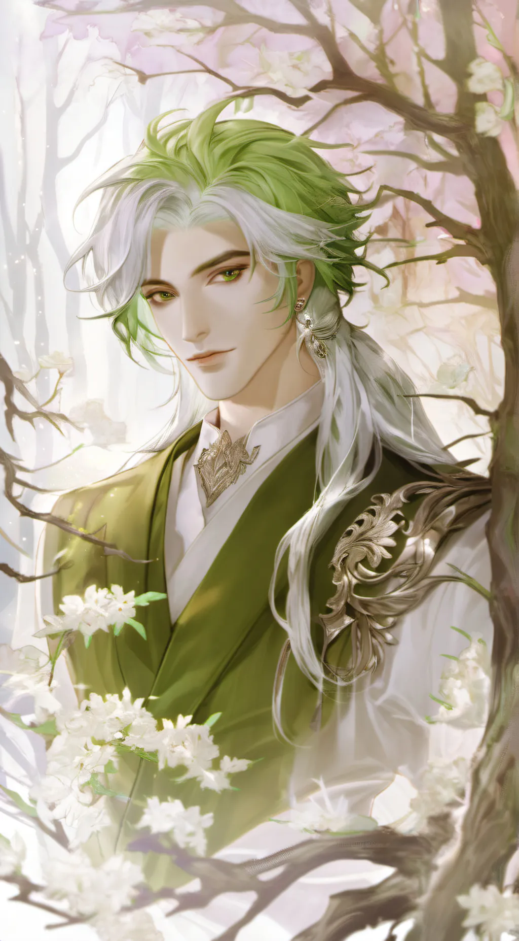 ai character: Father Nature background