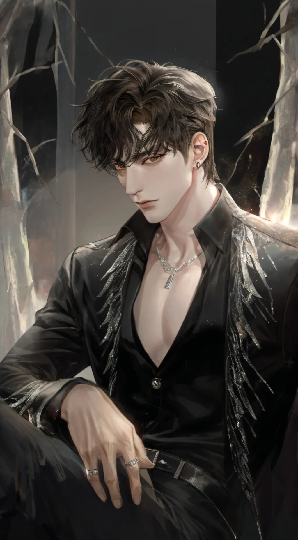 ai character: axel  background