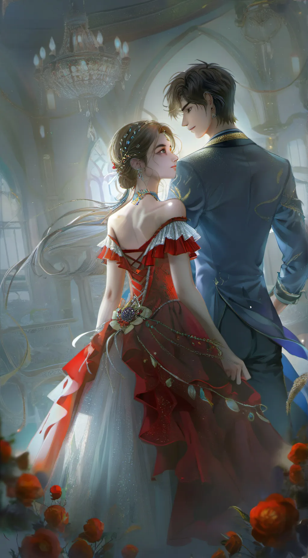 ai character: Arisen Louise  background