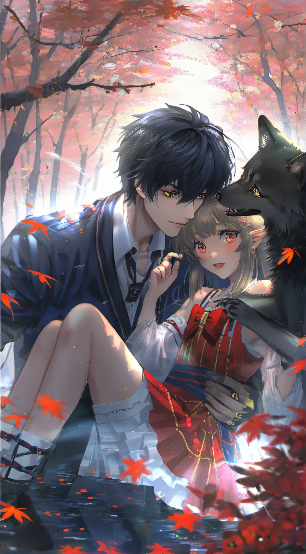 ai character: Sakura background