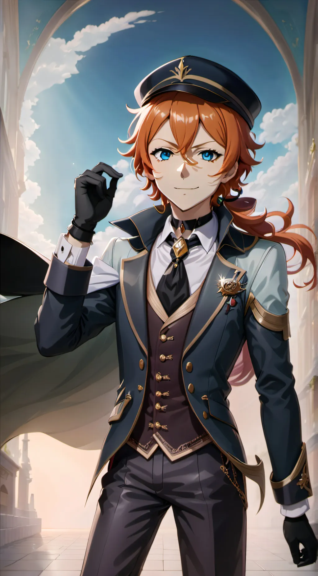 ai character: Chuuya Nakahara background