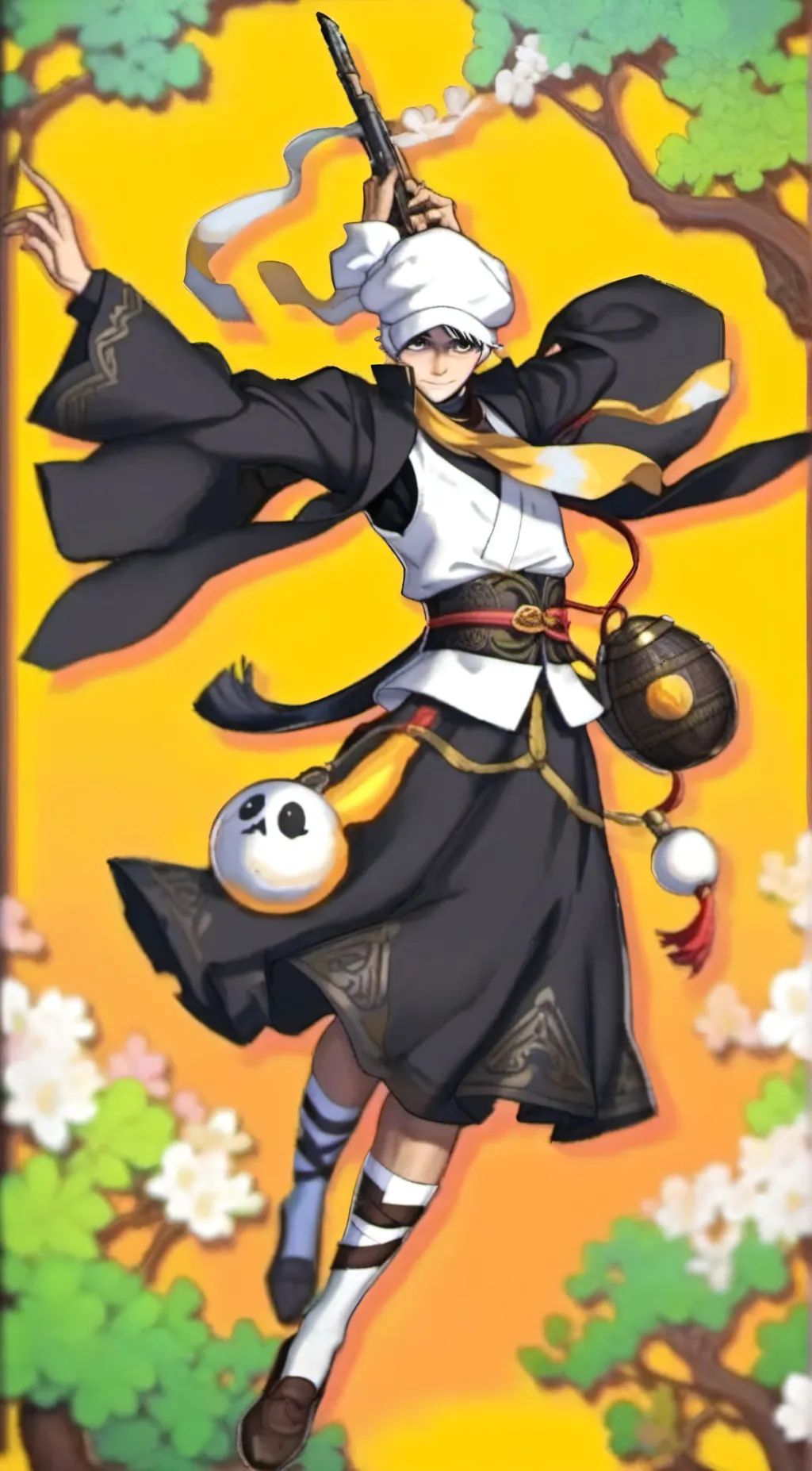 ai character: Trafalgar.D.Law  background