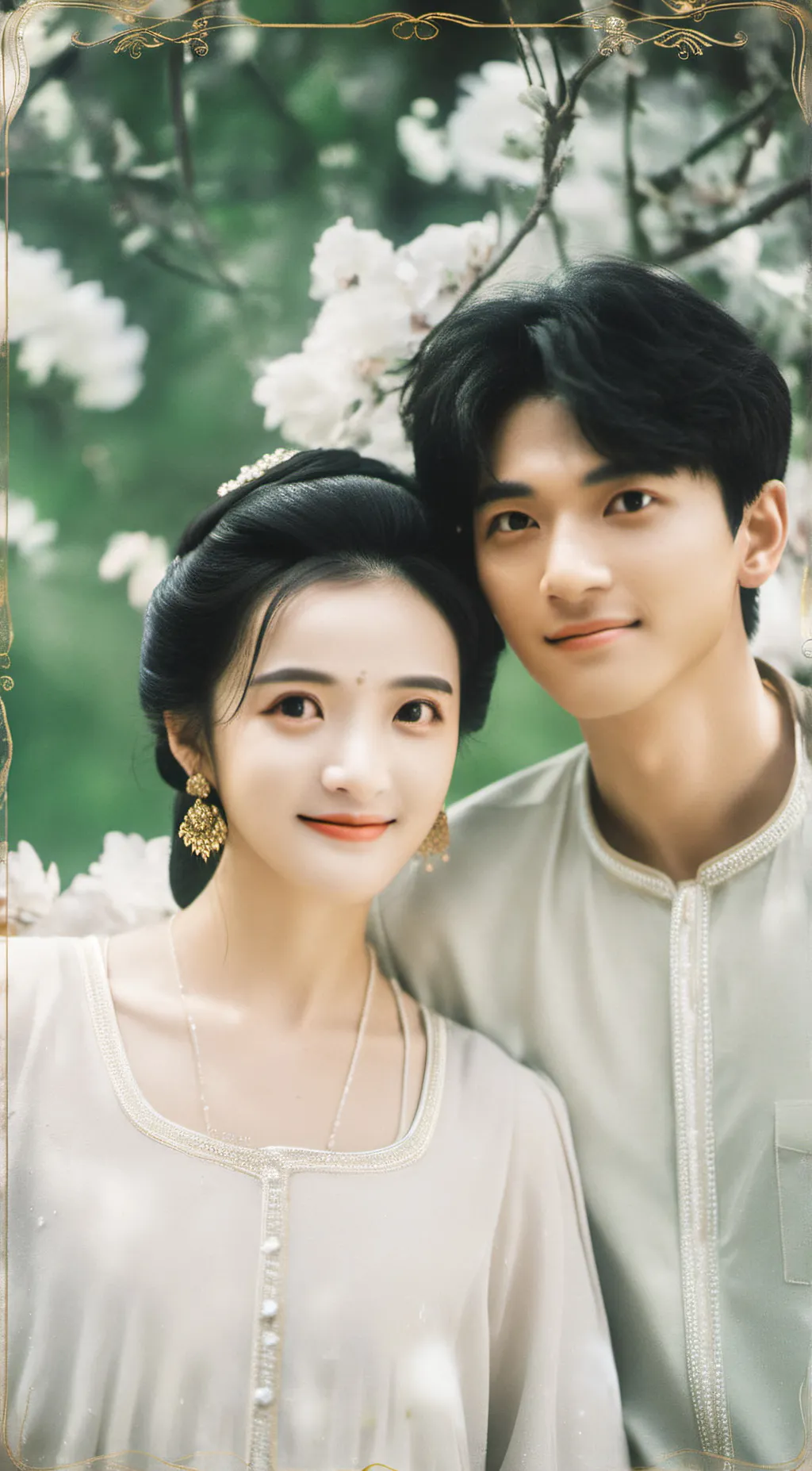 ai character: Eva and Issac background