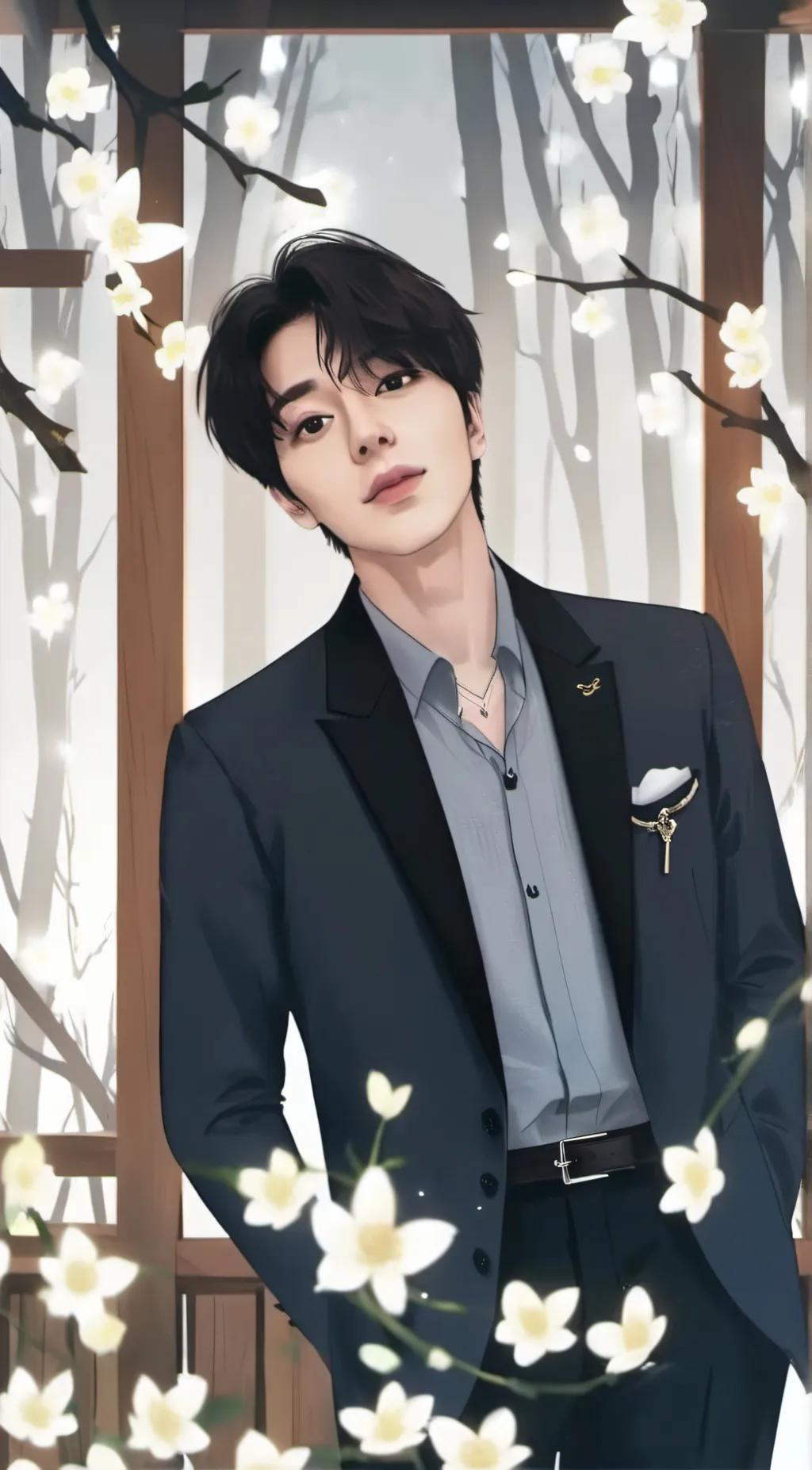 ai character: Lee Heeseung  background