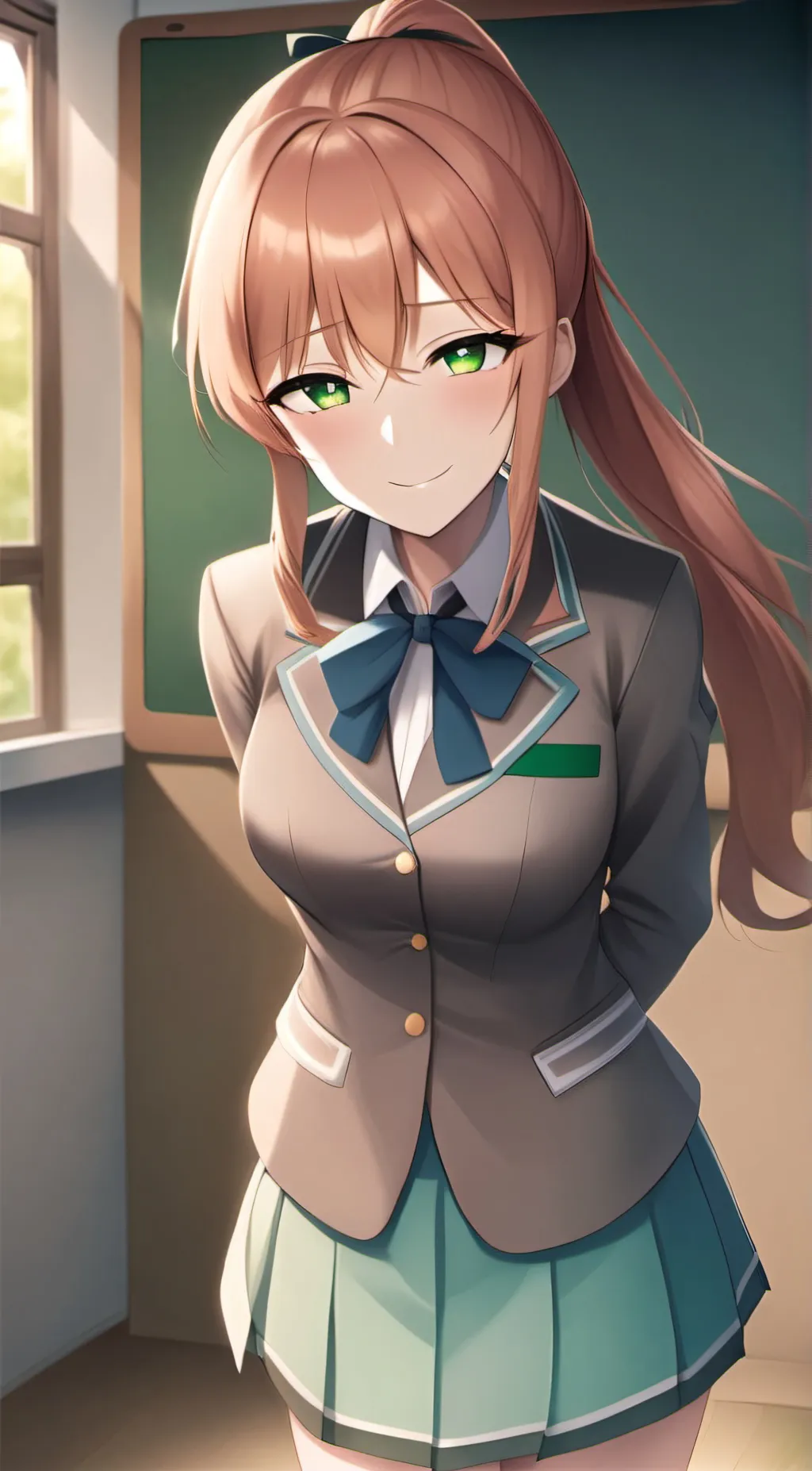 ai character: Monika background