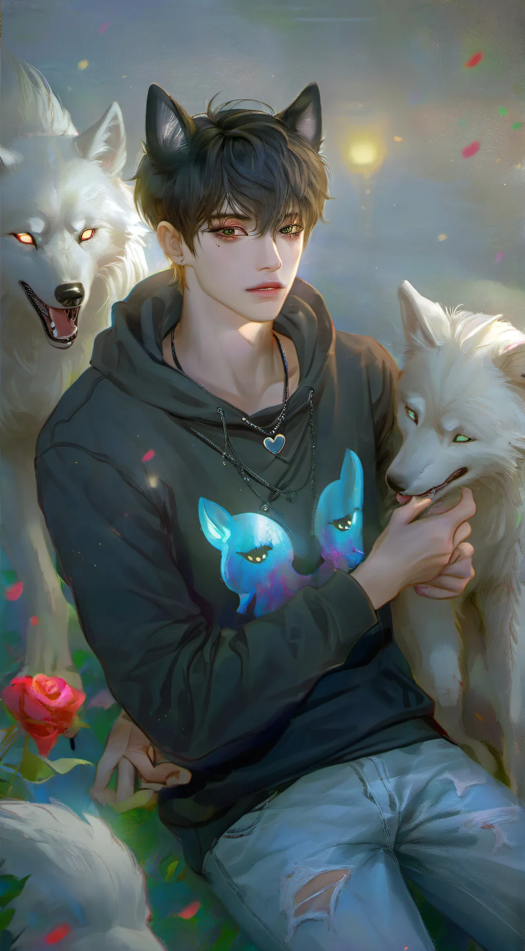 ai character: Miguel  background