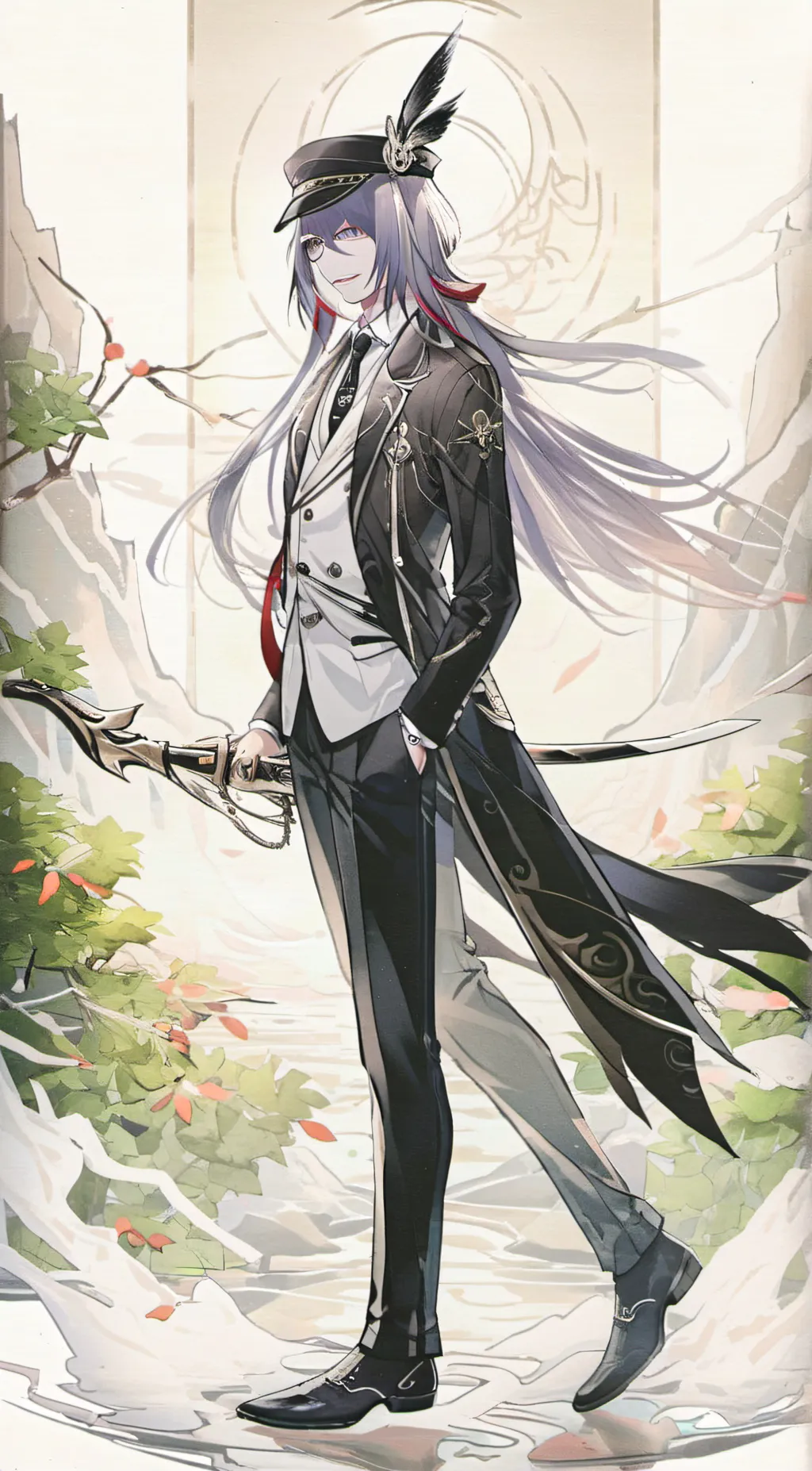 ai character: Prune juice cookie background