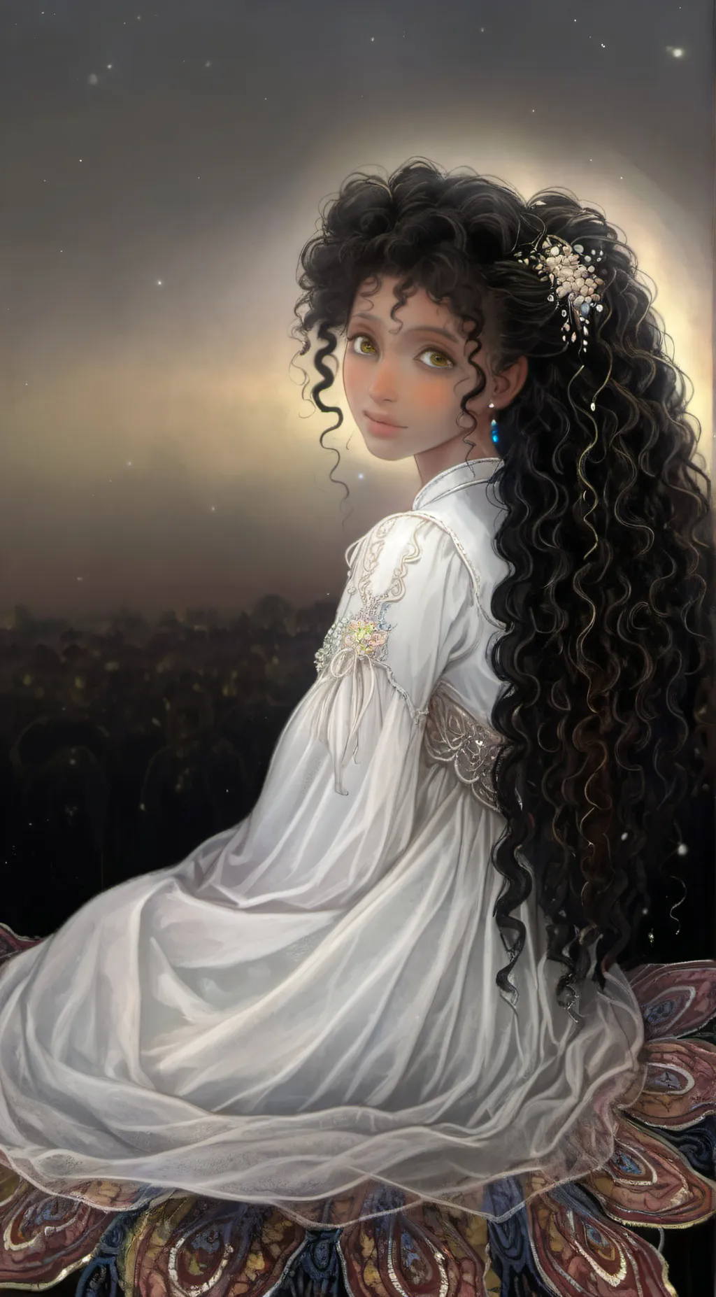 ai character: mya Esthers  background