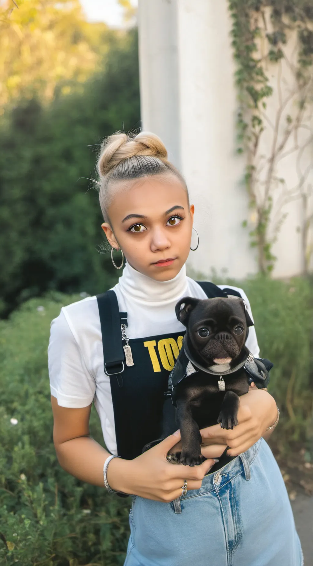 ai character: Rose background