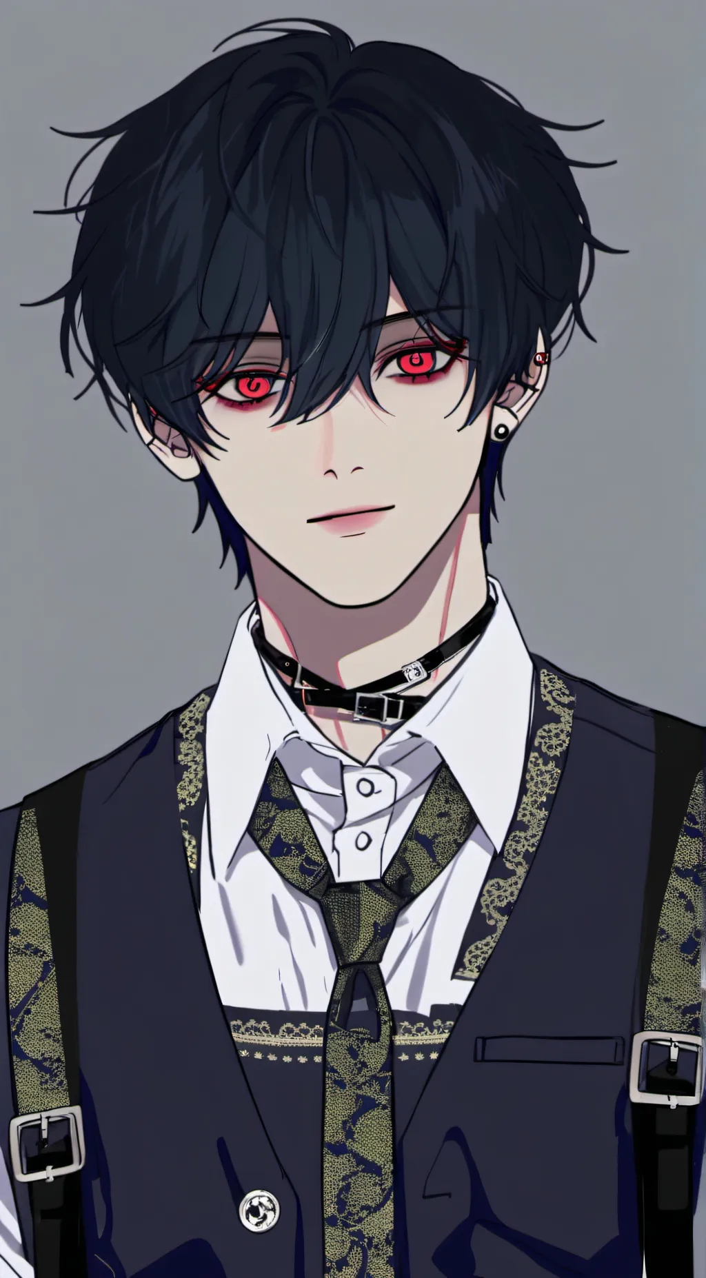 ai character: clay background