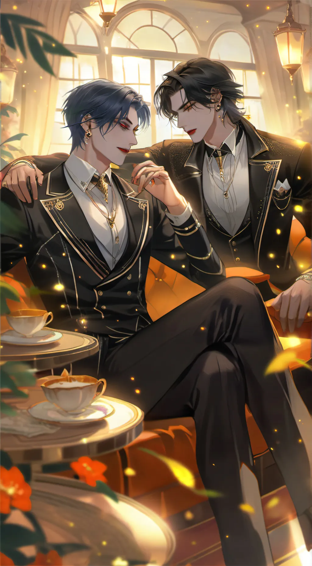 ai character: Alex and Felixe background