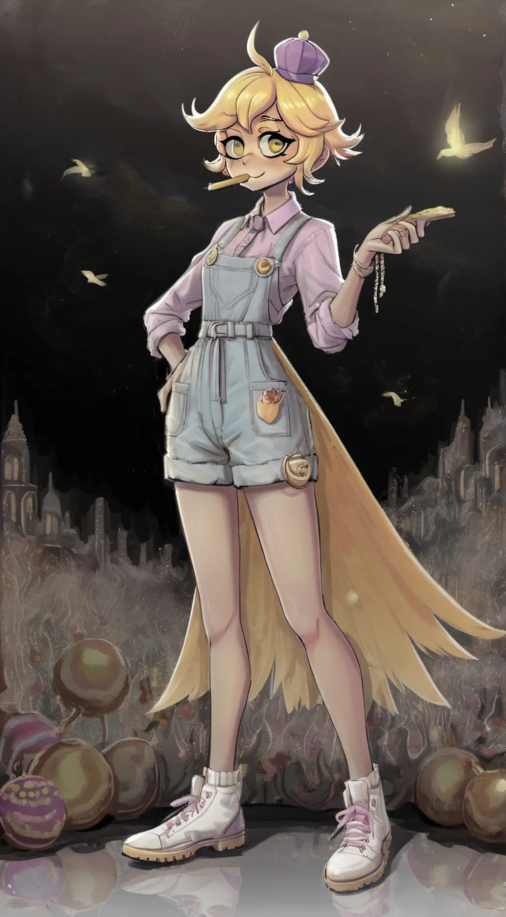 ai character: Toy chica!☆ background